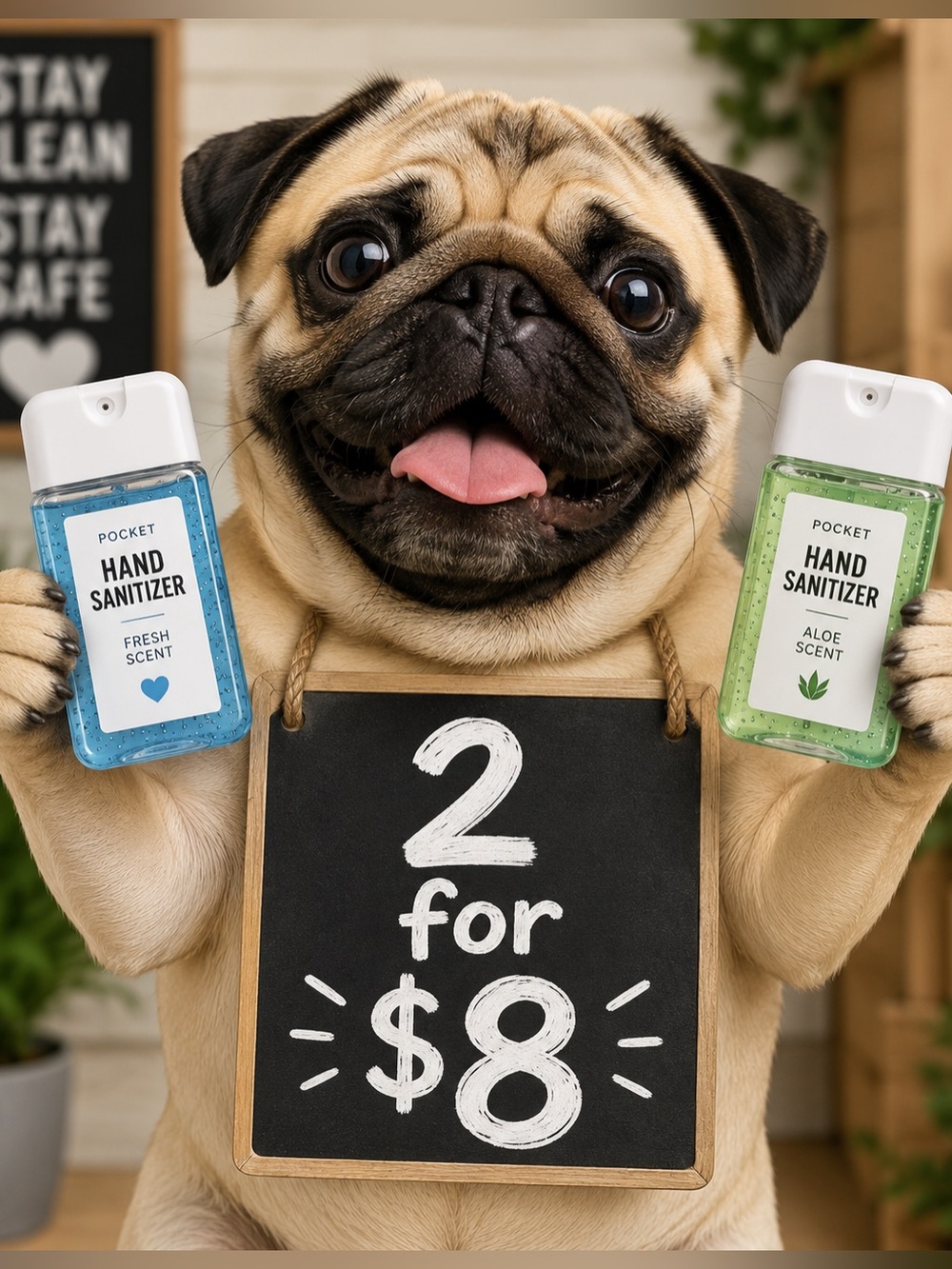 Hand sanitizer pocket sprays